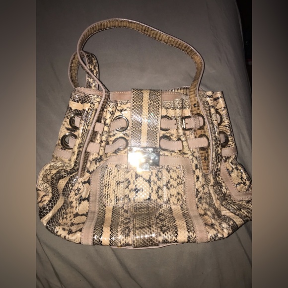 Jimmy Choo Python and suede Hobo Handbag - Picture 4 of 12